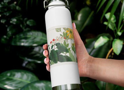 Clerodendrum & Rudbeckia by Tanigami Kônan Copper Vacuum Insulated Bottle, 22oz