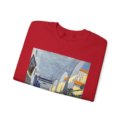 Gallery of a Moroccan Riad by George Gaudion Heavy Blend™ Crewneck Sweatshirt