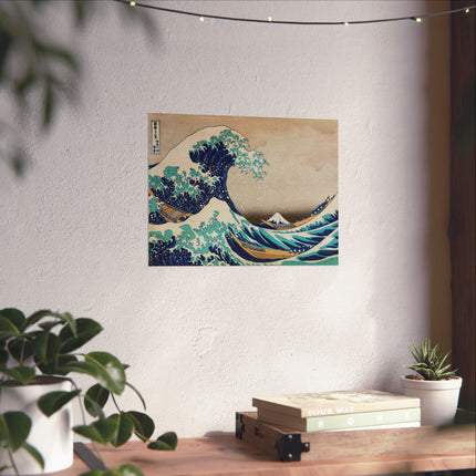 The Great Wave off Kanagawa by Katsushika Hokusai Matte Horizontal Posters