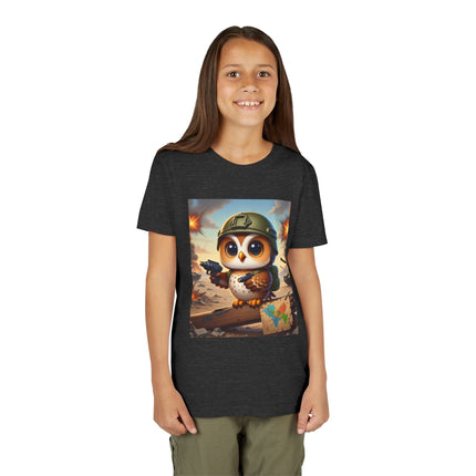 Owl on the Front Lines Youth Short Sleeve Tee