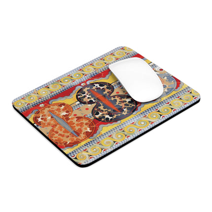 Reproduction of the Shield Frieze by Emile Gilliéron Mouse Pad, Round and Rectangle
