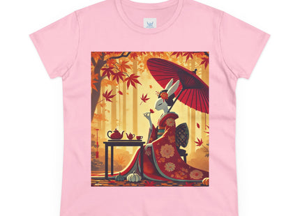 Theatrical Harvest Rabbit Women's Midweight Cotton Tee