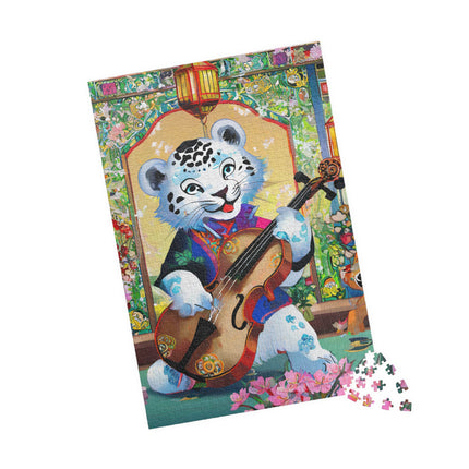Melodies of the Snow Lion Cub Puzzle (110, 252, 520, 1014-piece)