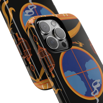 Art Deco Lounge Phone Case – Opulent Smoke & Timeless Glamour