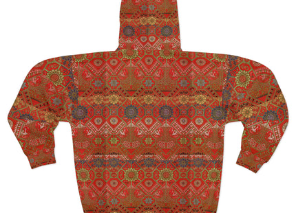 Japanese Fan Pattern by G.A. Audsley Zip Hoodie (AOP)