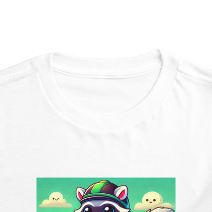 Raccoon Rider Toddler Short Sleeve Tee