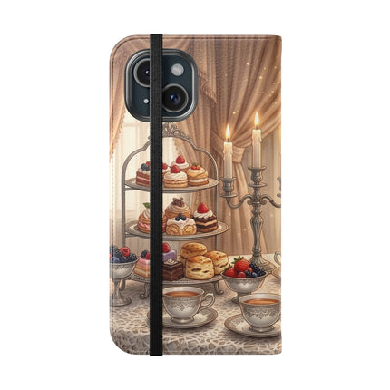 🍓🐱 The Patisserie Kitten Flip Case – Sweet Charm & Storybook Delight