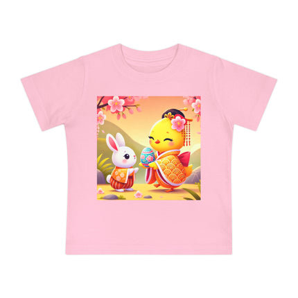 Whimsical Springtime Exchange Baby Short Sleeve T-Shirt
