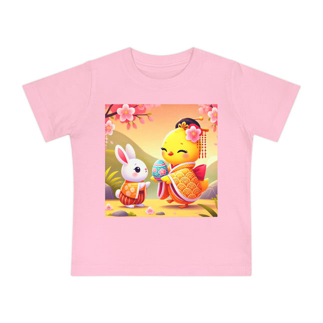 Whimsical Springtime Exchange Baby Short Sleeve T-Shirt