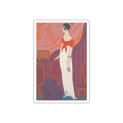 L’Entracte by Georges Lepape Die-Cut Stickers (5 Sizes)