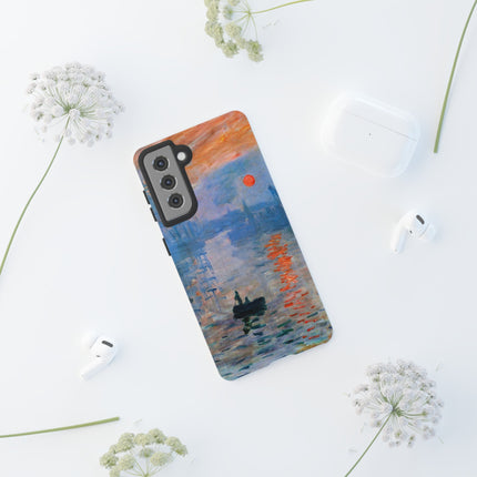 Sunrise by Claude Monet Phone Cases
