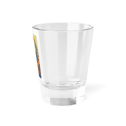 December & Tanzanite (from the Gem Series) by Sofia Chiostri Shot Glass, 1.5oz