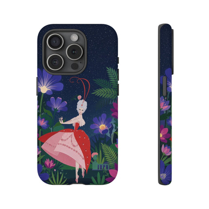 🌺✨ The Lady Of The Starlit Enchanted Garden Phone Case – Art Deco Floral Fantasy