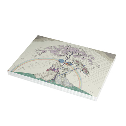 L’Arc-en-Ciel by George Barbier Postcard Bundles (envelopes included)