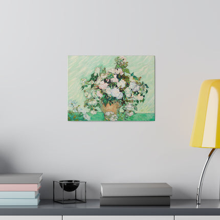 Roses by Vincent Van Gogh Matte Canvas, Stretched, 0.75"