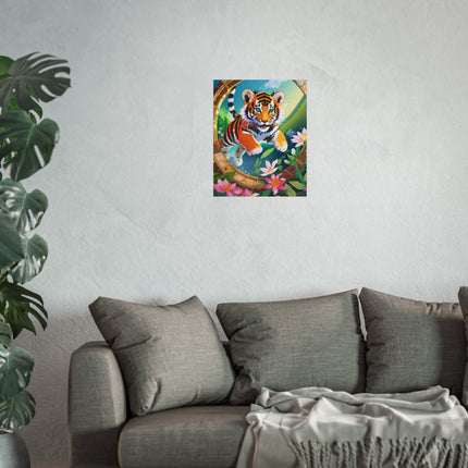 Majestic Tiger Cub Fine Art Posters