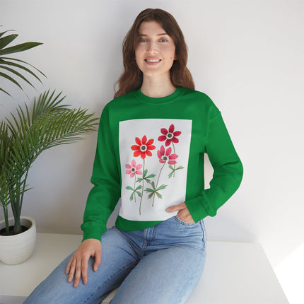 Anemoon, Anemone by Anselmus Boëtius de Boodt Heavy Blend™ Crewneck Sweatshirt