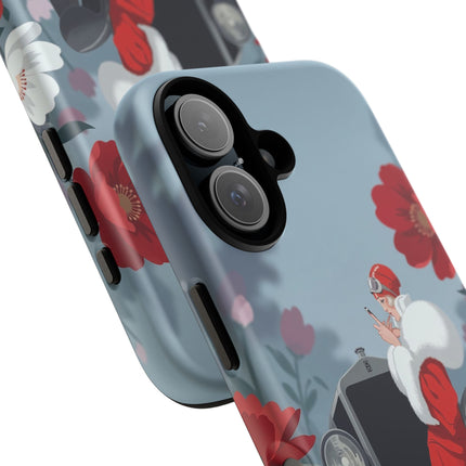 🚗🌺 The Lady Of The Grand Touring Car Phone Case – Art Deco Motoring Elegance