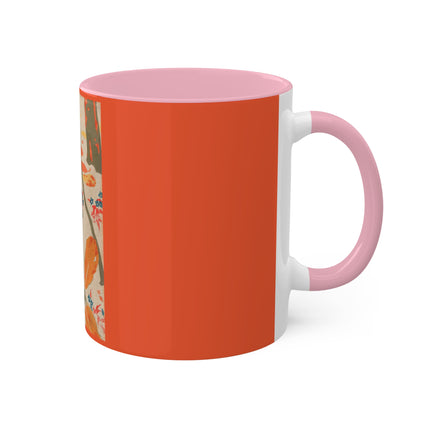 Book Illustration by Hashiguchi Goyō Colorful Mugs, 11oz