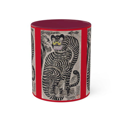 Talismanic Tiger Colorful Mugs, 11oz