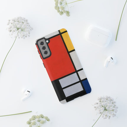 Composition with Red, Yellow, Blue, and Black by Piet Mondrian Phone Cases