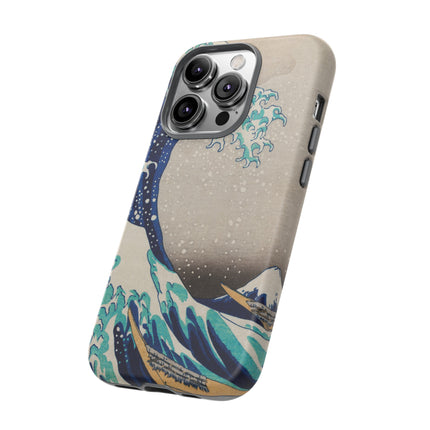 The Great Wave off Kanagawa by Katsushika Hokusai Phone Cases