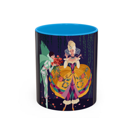 Moonlit Masquerade: The Fairy Queen's Ball Colorful Mug (11oz, 15oz) – Fairy Tale Elegance, Fantasy Charm & Enchanted Style