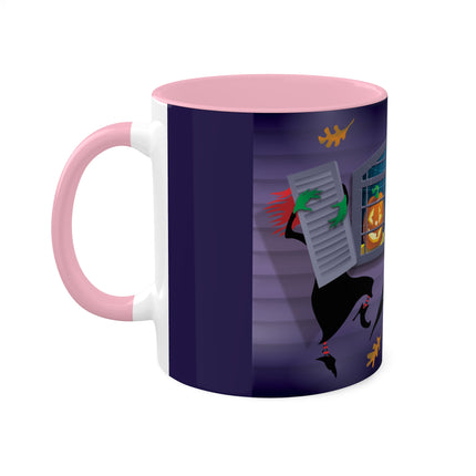 Whimsical Halloween Mischief Colorful Mugs, 11oz