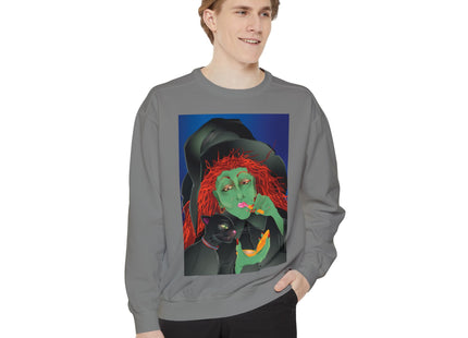 Mirror, Mirror A Witch's Touch Unisex Garment-Dyed Sweatshirt