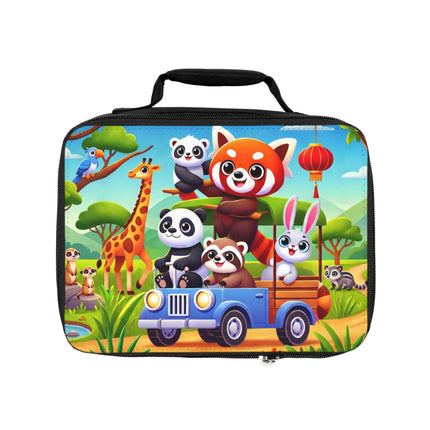 The Safari Friends on the Move Lunch Bag – Adventure, Friendship & Sunny Fun