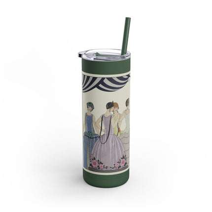 Visez au coeur, belles dames! by George Barbier Skinny Matte Tumbler, 20oz