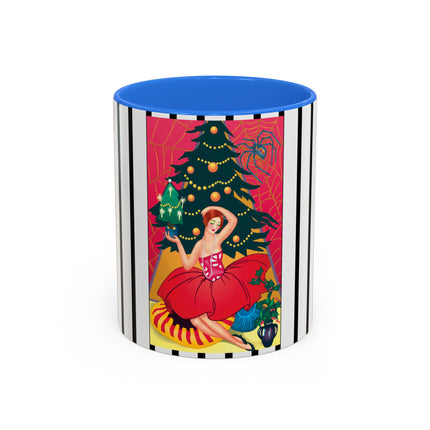 Art Deco Christmas Enchantment Colorful Mugs (11oz, 15oz)
