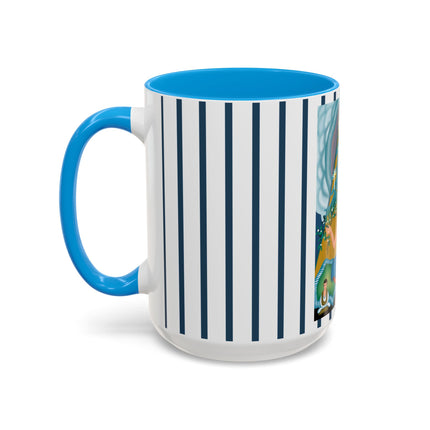 Art Deco Christmas Elegance Colorful Mugs (11oz, 15oz)