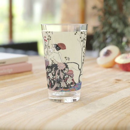Le Grand Décolletage by George Barbier Glass, 16oz