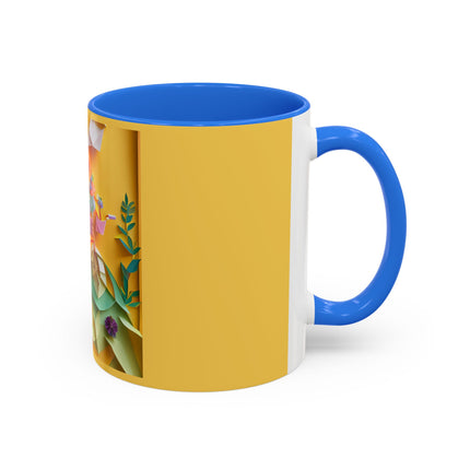 Origami Bicycle Colorful Mugs (11oz, 15oz)