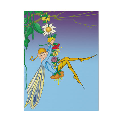 Whimsical Fairy Swing – Lydia Hine’s Enchanted Art Deco Illustration
