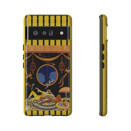 Falbalas et fanfreluches La paresse (Laziness) by George Barbier Phone Cases