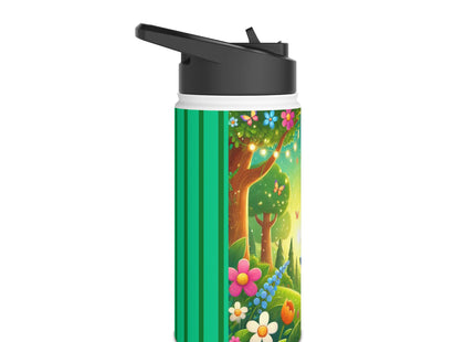 Robot Fairy Stainless Steel Water Bottle, Standard Lid