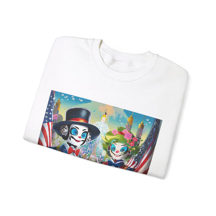 Cyber Punk Warrior Robots Unisex Heavy Blend™ Crewneck Sweatshirt
