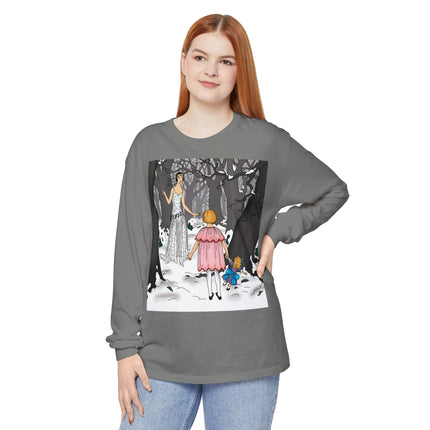 Fairy Tale Elegance Unisex Garment-dyed Long Sleeve T-Shirt