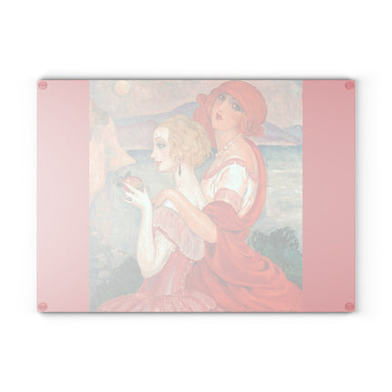 Sur la Route d'Anacapri by Gerda Wegener Glass Cutting Board