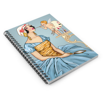 The Enchanting Painter: A Fairy's Artistic Touch Spiral Notebook - Ruled Line