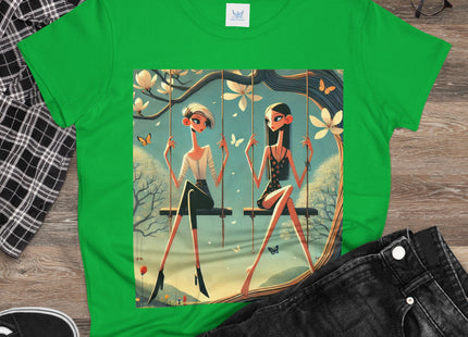 Whispers on the Spring Swing Cotton Tee