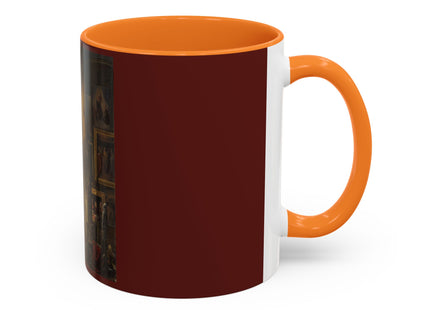 Raphael and his Muse in the Atelier by Vincenzo Abbati Colorful Mugs (11oz, 15oz)