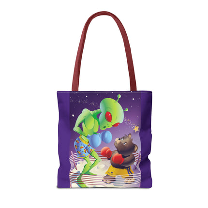 Cosmic Clash Tote Bag (AOP)