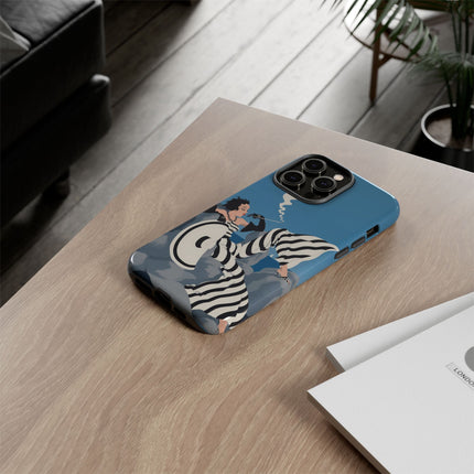 Art Deco Smoker Phone Case – Glamorous Lounging & Timeless Allure
