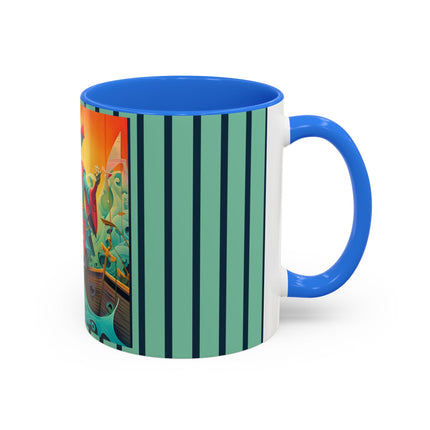 Skeleton Crew of the Misty Seas Colorful Mugs (11oz, 15oz)