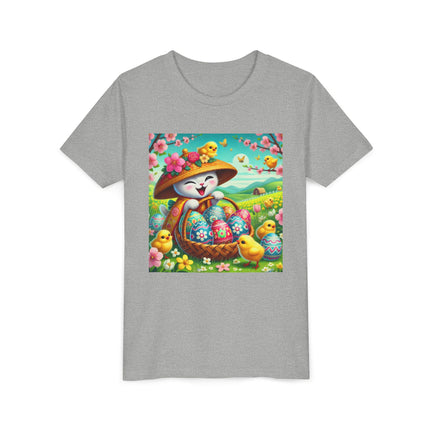 Geisha Kitten’s Easter Delight Youth Short Sleeve Tee