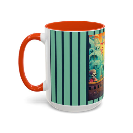 Skeleton Crew of the Misty Seas Colorful Mugs (11oz, 15oz)