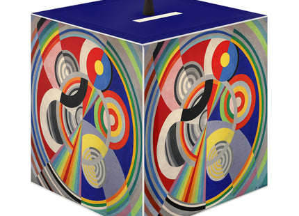 Rythme No. 1 by Robert Delaunay Light Cube Lamp